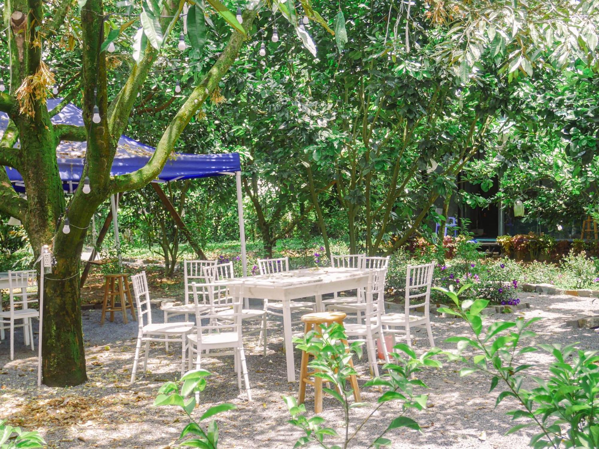 Homestay Vuon Trai Cay Nhiet Doi Vo Uu Garden Bảo Lộc Eksteriør billede